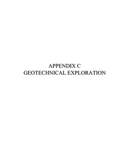 APPENDIX a – Cone Penetration Tests (Cpts) APPENDIX B – Laboratory Test Data APPENDIX C – Liquefaction Analysis APPENDIX D – Supplemental Recommendations