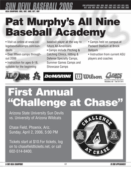 Pat Murphy's All Nine Baseball Academy First