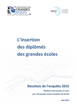 Résultats De L'enquête 2014 Sur L'insertion Des Jeunes