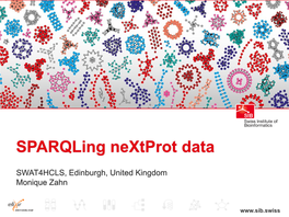 Sparqling Nextprot Data