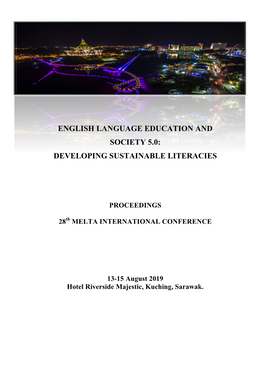 English Language Education and Society 5.0: Developing Sustainable Literacies