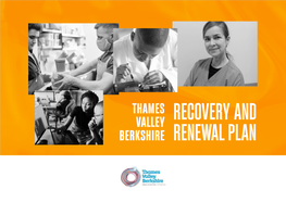 Recovery and Renewal Plan and Renewal Recovery FUTURE for BERKSHIRE