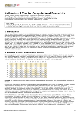 Katharsis – a Tool for Computational Drametrics