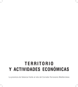 Territorio Y Actividades Economicas