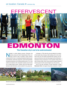 EDMONTON This Canadian City Is Not to Be Underestimated