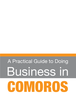 Comoros-Doing-Business-Guide-English-Edition-.Pdf