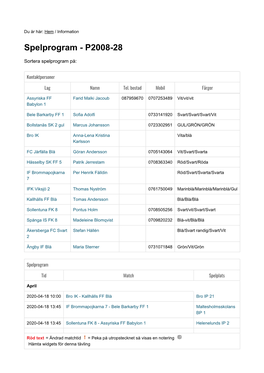 P2008-28 Â•ﬂ Stockholms FF