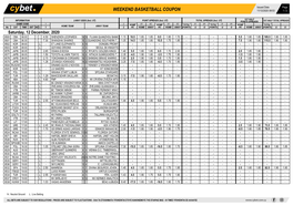 Weekend Basketball Coupon 11/12/2020 08:53 1 / 2