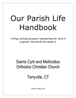 Our Parish Life Handbook
