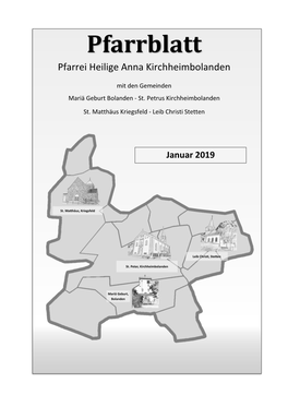 Pfarrblatt Pfarrei Heilige Anna Kirchheimbolanden