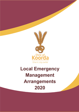 Local Emergency Management Arrangements 2020 – V01