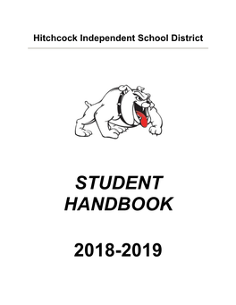 Student Handbook 2018-2019