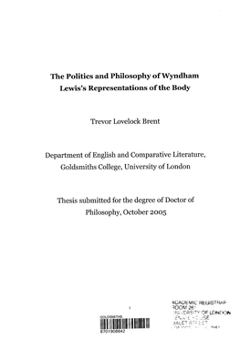Lewis's Representations of the Body