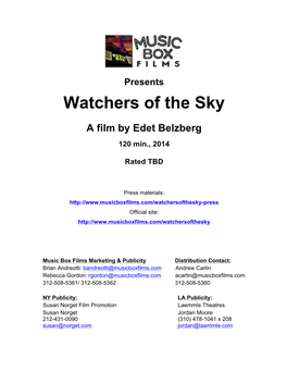 Watchers of the Sky