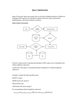 Query Optimization