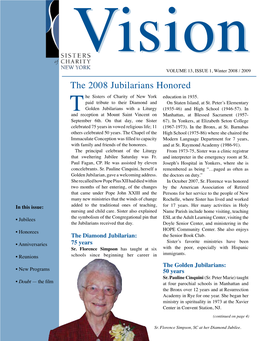 Winter 2008/2009 • 3 Jubilarians Honored (Continued from Cover)