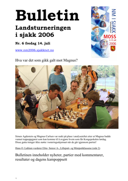 Landsturneringen I Sjakk 2006