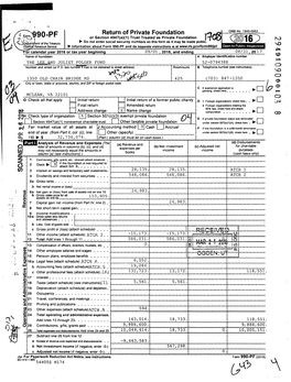 990 -PF Return of Private Foundation