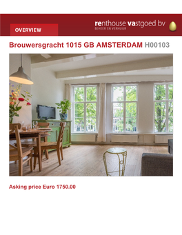 Brouwersgracht H00103