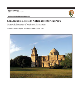 San Antonio Missions National Historical Park Natural Resource Condition Assessment