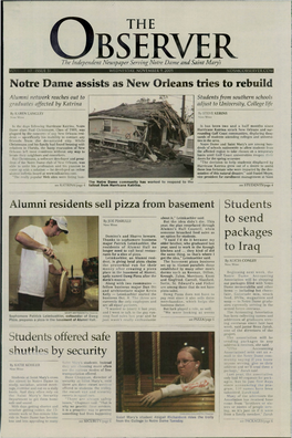 Notre Dame Assists As New Orleans Tries to Rebuild