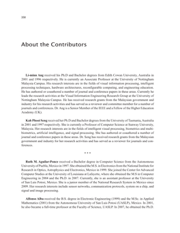 About the Contributors