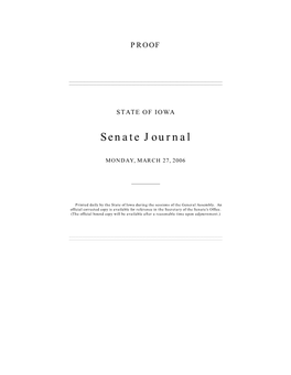 Senate Journal