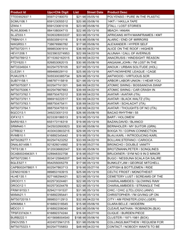 Product Id Upc+Chk Digit List Street Date Product Desc TTEE652937.1