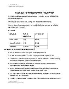 Page 1 © MBAZIIRA JOEL Historynotesaccess@Gmail.Com