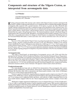Components and Structure of the Yilgarn Craton, As Interpreted from Aeromagnetic Data