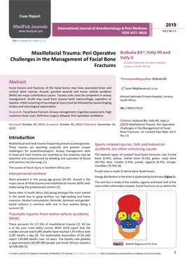 Maxillofacial Trauma