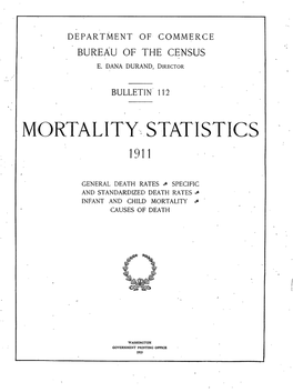 Mortality Statistics 1911