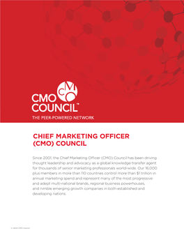 Chief Marketing Officer (Cmo) Council