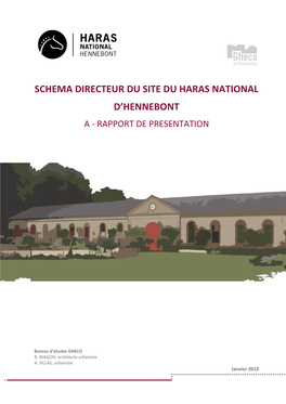 Schema Directeur Du Site Du Haras National D'hennebont