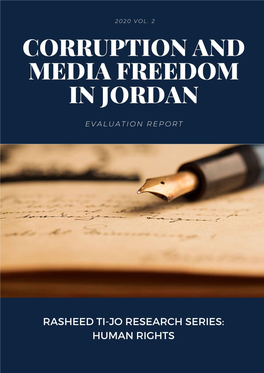 Corruption and Media Freedom in Jordan: Evaluation Report