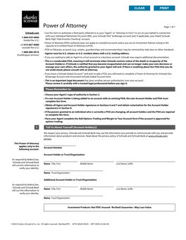 Power of Attorney Page 1 of 7