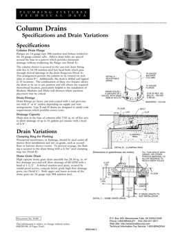 Column Drains