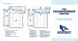 Information and Floor Plans LEVEL 2 LEVEL 1 FLOOR PLANS 6 1 2 3 4 5