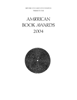 American Book Awards 2004