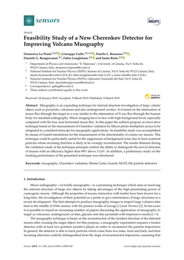 Feasibility Study of a New Cherenkov Detector for Improving Volcano Muography