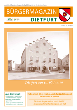 Bürgermagazin DIETFURT