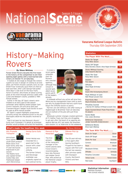 History-Making Rovers