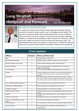 Long Stratton, Hempnall and Forncett