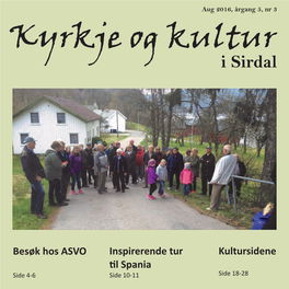 Kyrkje Og Kulturi Sirdal