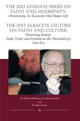 2017 Giussani & Albacete Lectures