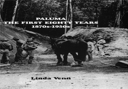 Paluma the First Eighty Years 1870S01950s Published by Thuringowa City Council P.O