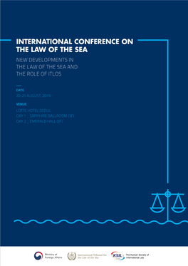 2019 International Conference on the Law of the Sea Program