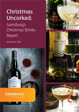 Christmas Uncorked: Sainsbury’S Christmas Drinks Report