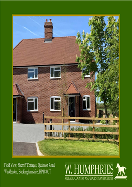 Field View, Sherriff Cottages, Quainton Road, Waddesdon