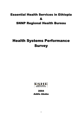 Health System Health System S Perform Ance